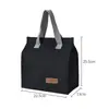 Bolsa Bento Personalizada de Fábrica Caixa de Almoço Portátil para Trabalho Bolsa de Almoço de Folha de Alumínio Espessa Pequena Quantidade em Estoque Serigrafia Estampagem a Quente