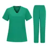 Uniformes Médicos de Origem Transfronteiriça Feitos Sob Medida OEM Estampados em Várias Cores Secagem Rápida Roupa de Trabalho em Pequenos Lotes com Impressão de Logo Disponível