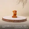 Versión Q Lindos Doce Animales del Zodiaco Pieza de Mano Madera Maciza Madera de Tuya Talla de Madera Animal Portátil Pequeño Adorno Wenwan de Mano