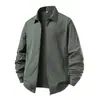 Chamarra Cortavientos Elástica de Negocios para Hombre, Resistente al Viento, Protección Solar, Chaqueta de Primavera, Camisa Transpirable Casual para Exteriores, Top con LOGO