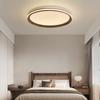 [Uau] Luminária de teto para estudo com proteção ocular Normcore de espectro total, estilo medieval retrô Wabi-Sabi, luminária principal com grão de madeira de nogueira