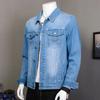 Chaqueta de Mezclilla Gruesa con Forro de Felpa para Hombre, Nueva Chaqueta Casual Suelta Cálida de Invierno para Hombre, Venta al por Mayor de una Pieza