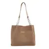 Bolsa Tote de Veludo com Corrente Transfronteiriça 2026 Nova Grande Capacidade para o Dia a Dia Bolsa de Ombro Outono/Inverno Bolsa Feminina