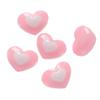 Cuentas de amor de dos colores en gelatina acrílica, color caramelo, hechas a mano a granel, cadena para teléfono móvil, accesorios de joyería con cuentas