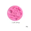 Molde de Silicona Líquida para Pastel de Terror de Halloween Herramienta Plegable para Hornear Azúcar diy Arcilla Herramienta de Modelado