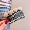 Nuevo peine para niños, cabeza trasera, artefacto para cabello roto, flequillo para niña, peine con horquilla, adorable tocado de cinco estrellas
