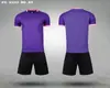 Uniformes de Fútbol para Adultos y Niños Uniformes de Entrenamiento de Secado Rápido Transpirables de Manga Corta Uniformes de Equipo para Partidos de Fútbol Trajes de Camiseta