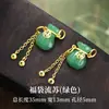 Acessórios de Liga, Acessórios de Jade, Acessórios Semi-Acabados para DIY, Pulseiras, Colares, Pingentes, Pequenos Charms Estilo Chinês, Atacado
