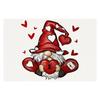 Nuevo Mantel Individual de Enanos del Día de San Valentín Lino Amor Estampado Mantel de Mesa Fiesta Navideña Transfronteriza Mantel Aislante para Mesa de Comedor