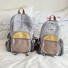 Nova Mochila Casual com Combinação de Cores para Meninos e Meninas, Leve e Versátil, Mochila Escolar para Ensino Fundamental 1-3, Mochila de Viagem, Transfronteiriça