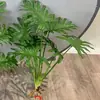 Fabricante de Plantas Verdes Artificiales: Venta al por mayor de Hojas de Tortuga de 7 cabezas, Hojas de Begonia, Hojas de Calathea, Hojas Persas para Paisajismo de Selva Tropical y Decoraciones de Jardín