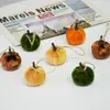 Abóboras Simuladas de Veludo Personalizadas, Enfeites de Abóbora para Decoração de Casa de Ação de Graças, Abóboras Decorativas Penduradas para Festival da Colheita