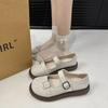 Zapatos Mary Jane de Estilo Retro Forestal Literario de Suela Blanda para Mujer 2025 Verano Nuevo Estilo Japonés Estilo Preppy Versátiles Flats