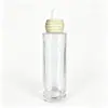 Garrafa Plana de Ombro Nova do Fabricante 20ml 30ml 50ml 80ml 100ml Vidro de Grau Alimentício Garrafa Dosadora para Essência Óleo Essencial