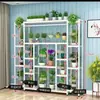 Novo Suporte de Flores de Jardim de Ferro Multicamadas para Interior Casa Varanda Sala de Estar Anti-corrosão Suporte para Vasos de Flores Suporte de Flores
