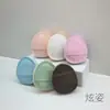 Puff Mini Algodão Doce Deslumbrante Tamanho de Polegar Sem Pó Flocado Ferramenta Esponja Almofadada Especial para Base de Maquiagem