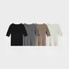 Tienda Insignia Shanghai Dan Nong/Suéter de Lana Merino de Alta Gama con Escote Bardot para Mujer 1102 1101