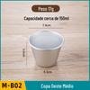 B02 Copo Médio Ocidental Forma Redonda para Pudim Pudim de Caramelo Gelatina Mini Chiffon Bolo Pequeno Forma de Liga de Alumínio