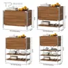 Gabinete Bauhaus Estilo Ins, Aparador Minimalista con Puertas abatibles, Gabinete de Almacenamiento Multifuncional, Estante para CDs de Sala de Estar, Estantería de Piso