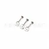Brincos de Pérola Sintética de Titânio F136 Unha de Lábio G23 Liga de Titânio Joias para Piercing Unha do Osso da Orelha Unha da Língua