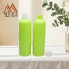 Botella de PET Redonda Delgada de Hombro Personalizada de 300ML para Champú Gel de Ducha Loción Botella Dispensadora Plástico Cosmético Botella Vacía