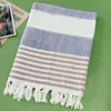 Toalla de Playa de Algodón Puro de Secado Rápido con Borla Turca al por Mayor Transfronteriza, Chal para Adultos, Toalla de Baño, Personalización para Exportación, Se Puede Bordar el Logo
