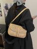Bolsa de Mahjong Estampada Retrô Bolsa Transversal para Mulheres Luxo Leve Francês para Ir ao Trabalho Passeio Bolsa Quadrada Pequena de Axila Comércio Exterior Transfronteiriço