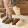 Botas de Inverno Birkenstock 2026 Botas de Neve Quentes Pantufas de Outono Inverno Pantufas de Algodão com Pelo Veludo Plus Calçados Externos Femininos Aumentador de Altura Sola Grossa