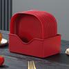Prato para Ossos Doméstico de Grau Alimentício Prato de Frutas Luxo Leve High-end Mesa de Jantar Prato de Ossos para Lixo Desktop Frutas Lanches Prato de Frutas
