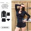 Protetor solar Roupa de mergulho de secagem rápida Calças masculinas de manga comprida Mergulho Roupa de banho quente para casal Roupa de surf feminina