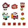 Crocs Cross Zapatos Adaptables Flor Accesorios DIY Hebilla Kung Fu Panda Desmontable Lindo Dibujo Animado Accesorios para Hebillas de Zapatos