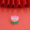 Broche de Recompensa para Aluno do Ensino Fundamental Desenho Animado Texto Insígnia de Metal Pin Inspirador Infantil Pingente de Mochila Acessório Medalha