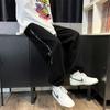 Estilo Hong Kong Moda Verano para Hombre Nuevo 2022 Jeans con Letras Personalizadas Hip-Hop Ins Moda Urbana Pantalones de Moda