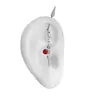 Vigarzhang Clavo de Diablo Carta de Amor Cono Puntiagudo Colgante Hélice de Oreja Clavo Dulce Estilo Fresco Aretes Únicos Exquisitos Modelo Nuevo