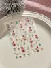 Adesivos para Unhas Série de Natal Embossados Desenho Animado Árvore de Natal Estrela de Cinco Pontas Laço Adesivos de Unha Adesivos Decoração Atacado