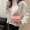 Bolso Casual Simple Estilo Coreano para Mujer 2026 Nuevo Moda Primavera y Verano Bolso Cuadrado Pequeño con Hebilla de Cierre Elegante Bolso Cruzado