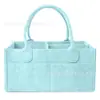 Bolsa de pañales de fieltro transfronteriza de gran capacidad bolsa de almacenamiento para artículos varios bolsa para mamá para exteriores bolsa de almacenamiento de pañales de fieltro al por mayor