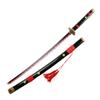 Venta caliente transfronteriza, nueva serie One Piece, espada samurái de madera, accesorios de anime japonés, espada de hoja no abierta.