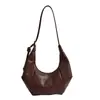 Bolso Versátil para Mujer 2025 Otoño/Invierno Nuevo Modelo Gran Capacidad Bolso Croissant Tacto de Alta Gama Bolso de Mano Bolso de Hombro Bolso de Axila