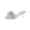 Chinelos Peludos Quadrados de Uma Tira Femininos 2026 Verão Novo Estilo Chinelos Elegantes de Salto Alto para Uso Externo Femininos