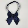Flor de solapa para estudiante Corbata de lazo para mujer Accesorios Corbata de lazo para niña Niño Pequeño de jardín de infantes Mango largo de estudiante de escuela primaria Baile