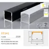 Canal de Aluminio para Luz Lineal LED al por Mayor del Fabricante, Luz Lineal con Borde, Canal de Luz de Aleación de Aluminio, Perfil de Canal de Aluminio para Luz Lineal
