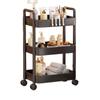 Carrito Estantería de Almacenamiento de Pie Multicapa Cocina Móvil Cesta de Verduras Baño Inodoro Caja de Almacenamiento de Snacks Estantería Armario