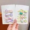 Pinzas para el pelo de niños, pinzas laterales, pinzas de pato princesa estrella de mar y concha, pinzas para flequillo, pasadores para la frente de niñas, accesorios para el pelo