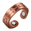 Anillo de imán popular europeo y americano transfronterizo nuevo, anillo de cruz, conjunto de anillos de pulsera de cobre antiguo, ventas directas de fábrica