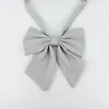 Pajarita de Color Sólido con Puntiagudos y Acentos de Plumas, Accesorios Jk, Pajarita Estilo Japonés para Estudiante Mujer, Pajarita Grande con Cordón, Estilo Uniforme Escolar