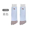 Nuevos Calcetines de Cinco Dedos con Bloques de Color de Primavera Otoño para Mujer Calcetines de Cinco Dedos Calcetines de Fitness Absorbentes de Sudor Sin Costuras Calcetines de Pilates