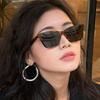 Gafas de sol Mi Ding Ojo de Gato Marco Pequeño Liu Zi Xing para Mujer Modelo Nuevo 2021 Gafas de Sol Red Book Celebridad de Internet Gafas de Sol