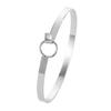 Pulsera Caliente Abierta Transfronteriza Moda Vintage Hoja Alas Lazo Pulsera Personalidad Temperamento Pulsera Geométrica