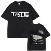 2025 Cantante Tate Mcrae Camiseta Musical T8 Unisex Camiseta Vintage de Verano Algodón Oversize Manga Corta